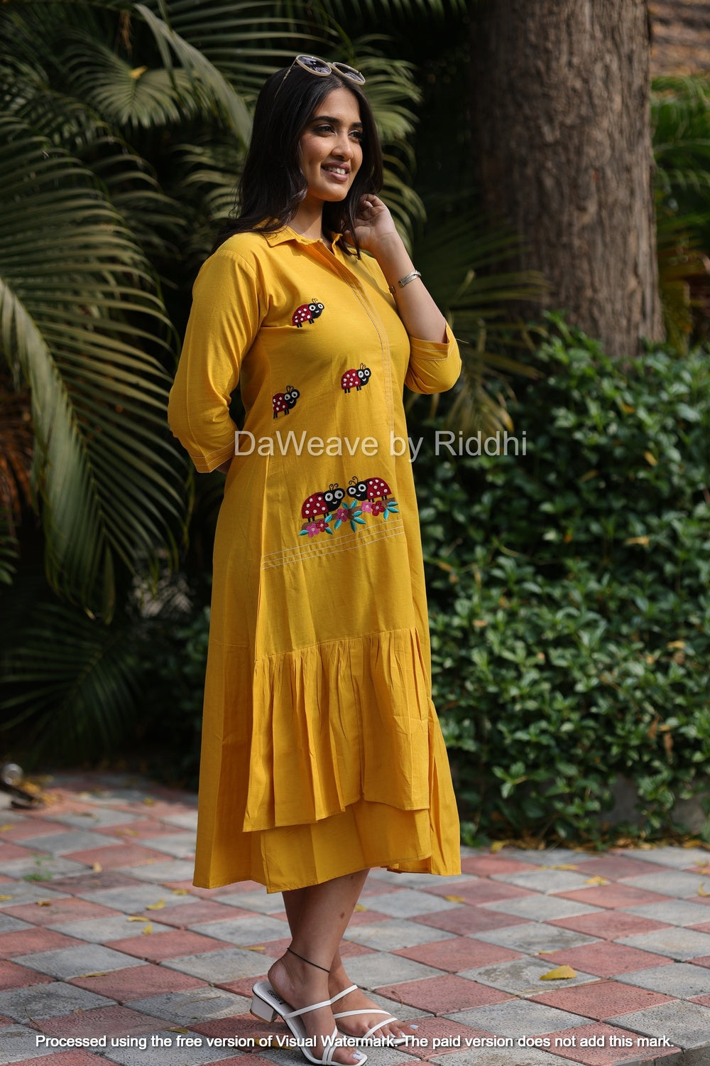 Bug Dress- Golden