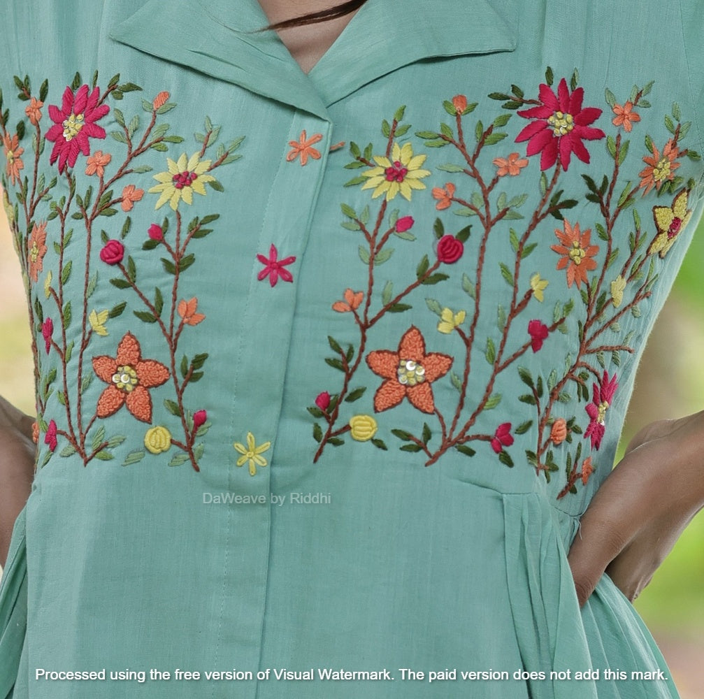 Butterfly wings coord Green