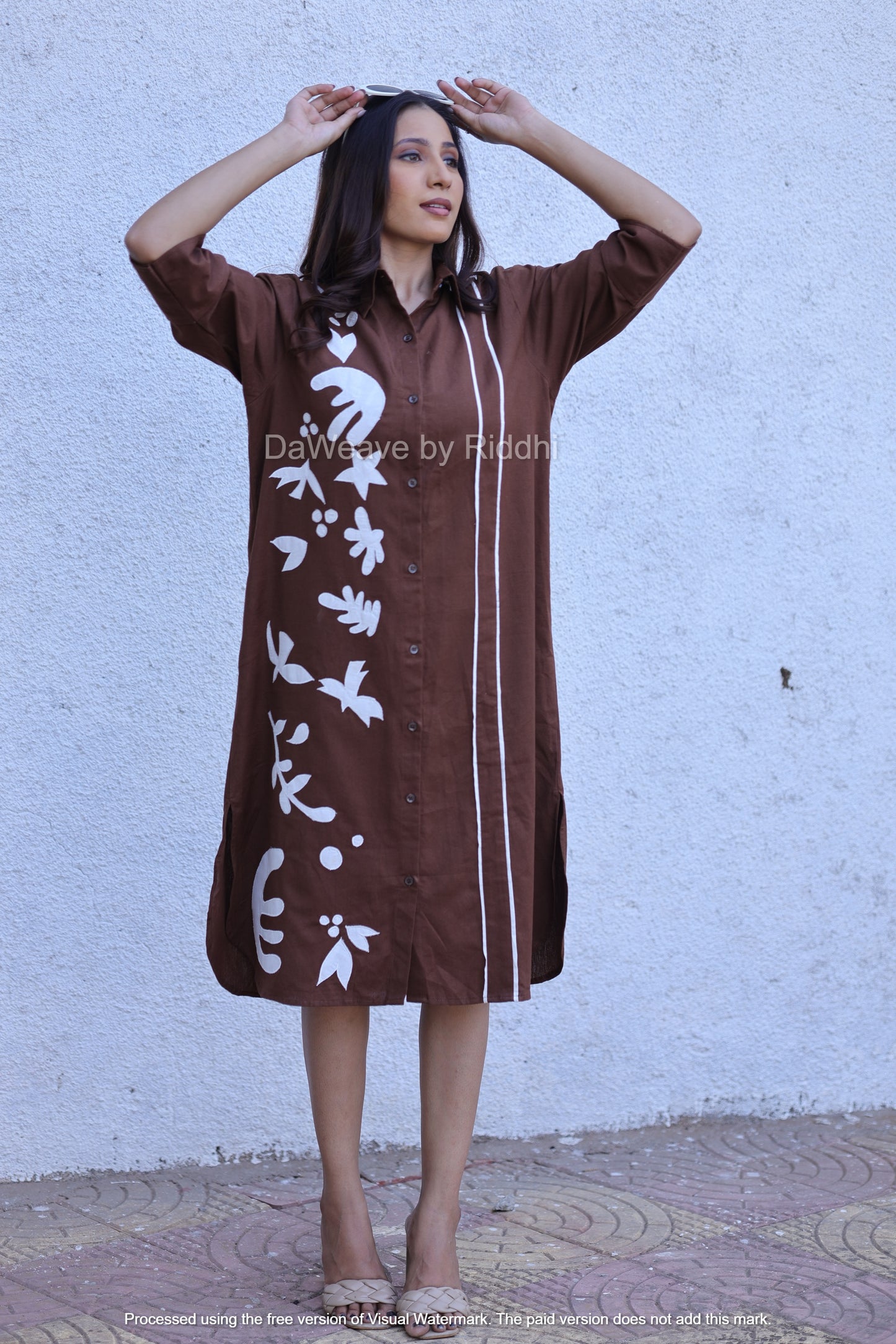 Chic Boho Linen Dress