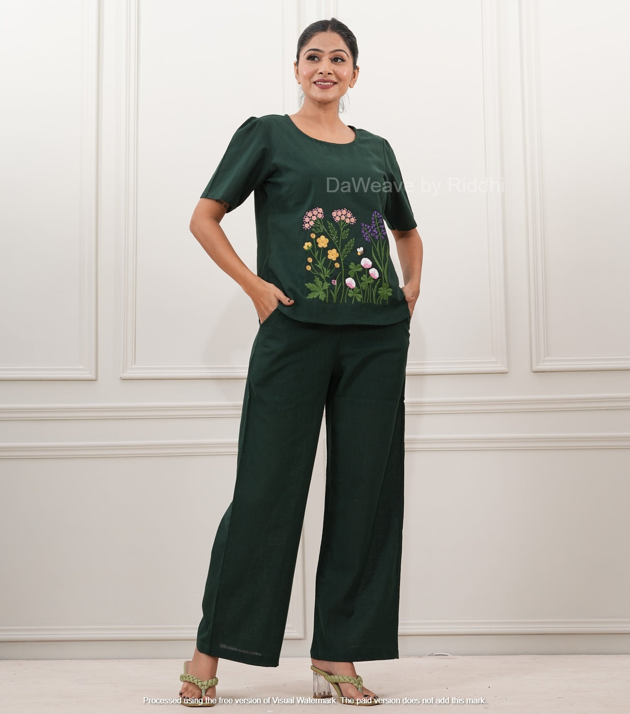Flower Bed Coord- Green