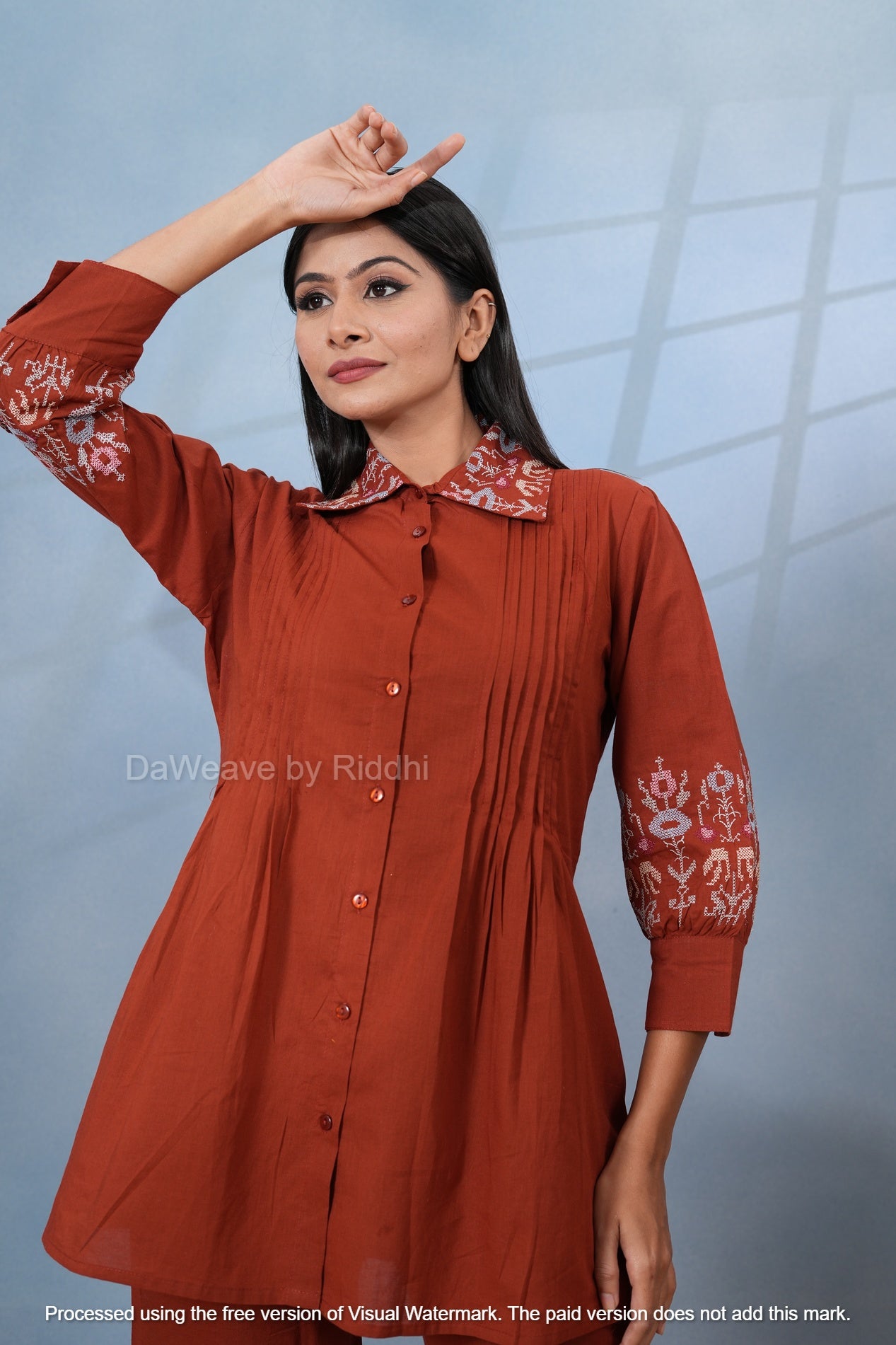 CrossStitch Coord - Brown