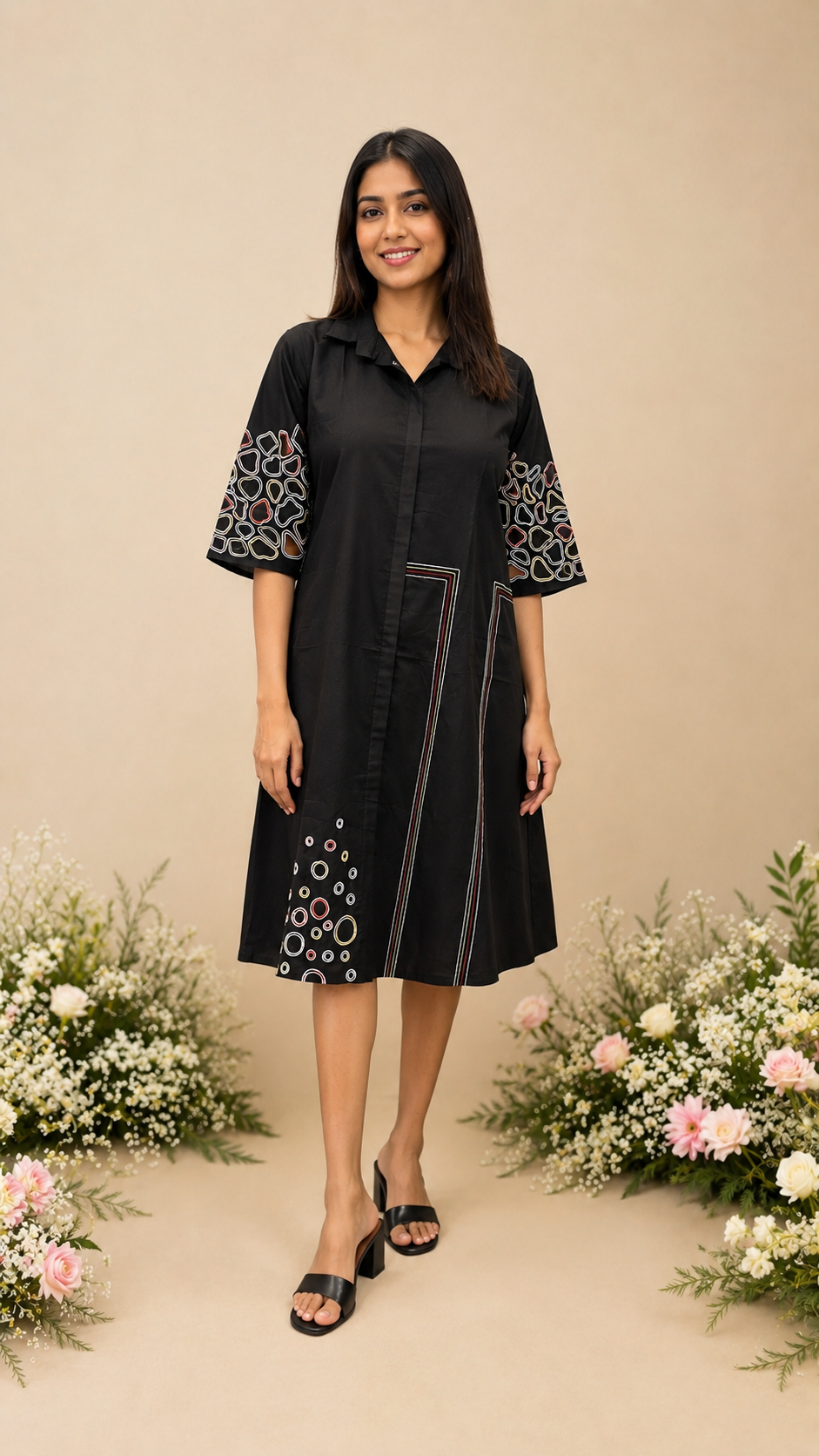Midnight Mosaic Dress