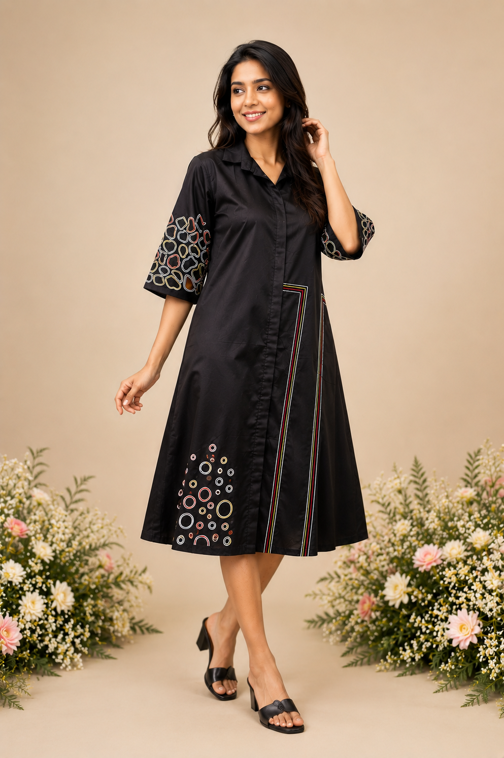 Midnight Mosaic Dress