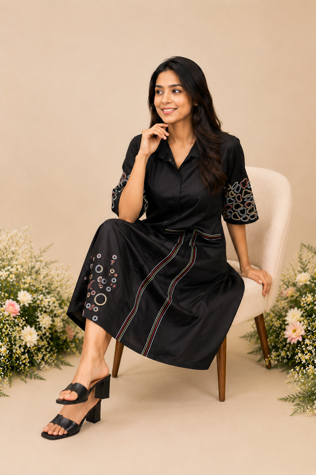 Midnight Mosaic Dress