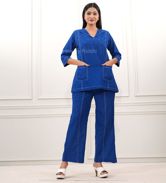 Anchor blue Coord