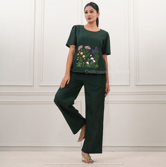 Flower Bed Coord- Green