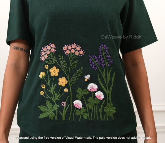 Flower Bed Coord- Green