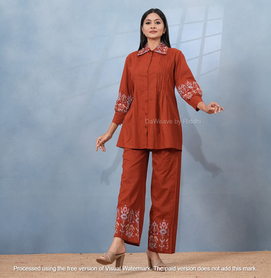 CrossStitch Coord - Brown