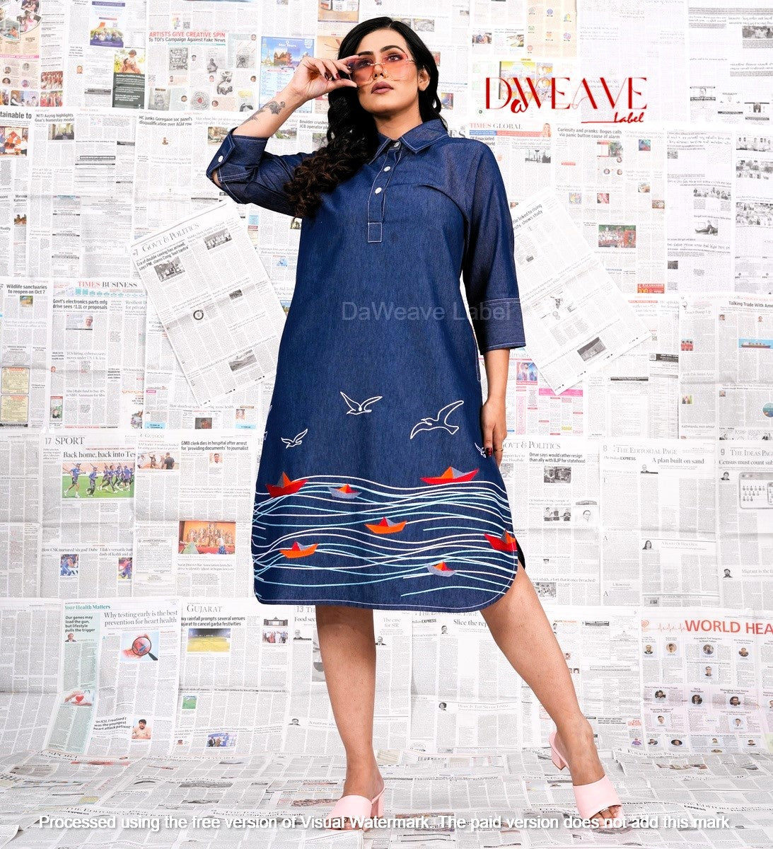 Dream boat Denim Dress