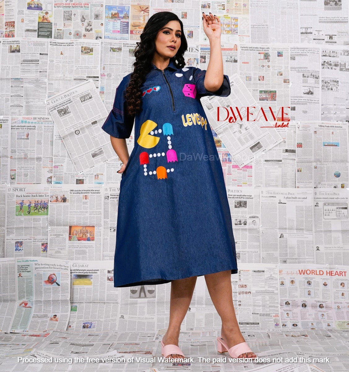Game On Denim Dress