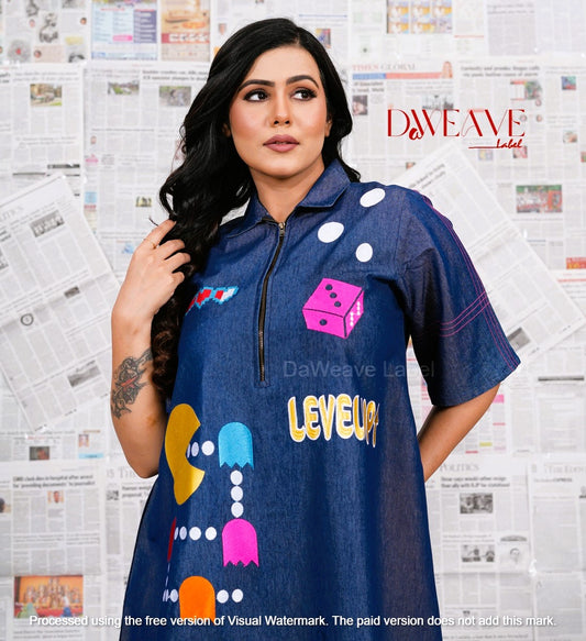 Game On Denim Dress