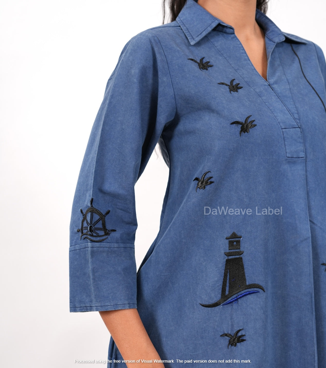Sea you Soon Denim Dress